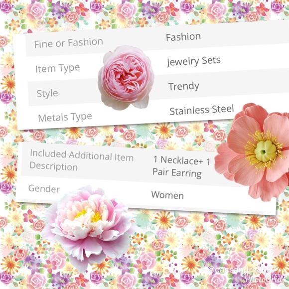 (i3) Dragonfly Necklace Set - Picture 5 of 5